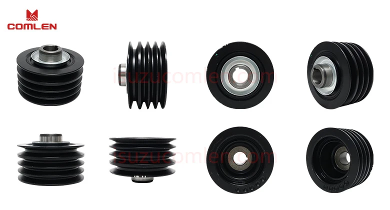 Isuzu 4KH1 Crankshaft Pulley 8-97204204-0 Isuzu NKR55 NKR77 4KH1 4-groove crankshaft pulley 8-97204204-0 8972042040