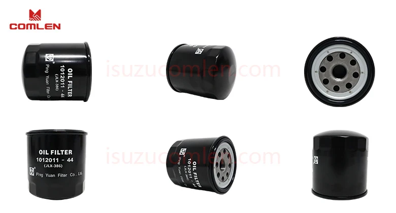 JLX-386 Filter Core Filtration Mechanics Internal structural cross section and media pleating of Isuzu JLX-386 oil filter cartridge